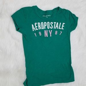 Aeropostale Tee Green Medium